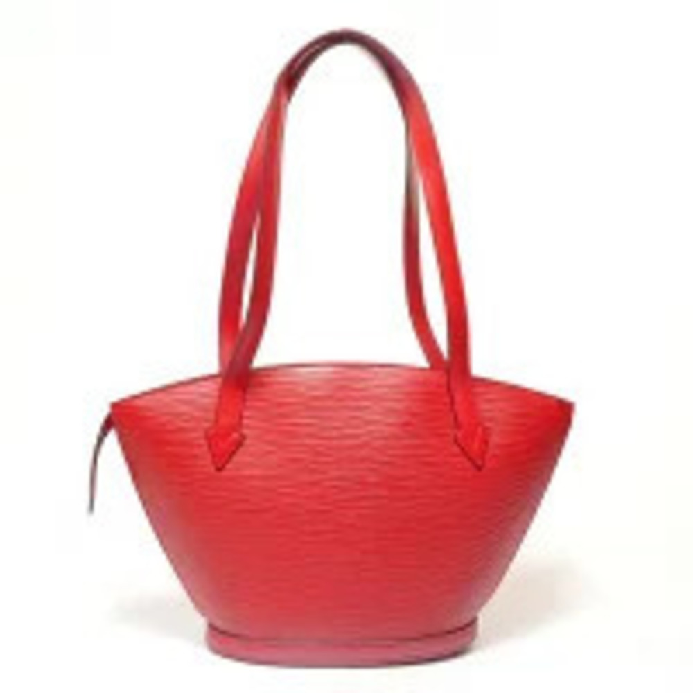 Louis Vuitton Epi Saint Jacques Shoulder Bag Red